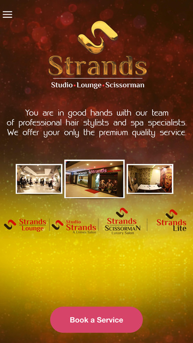 Strands Salons - Beauty Salon Booking & Appointment screenshot 2